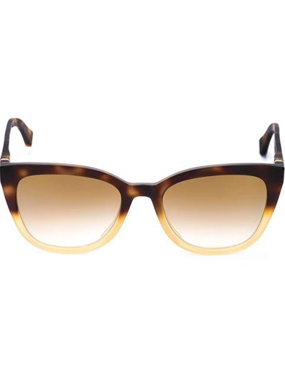 Shop Mykita 'mulberry' Sunglasses - Brown