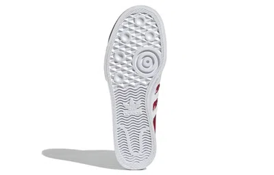 Adidas Originals (wmns) Adidas X Thebe Magugu Nizza Platform Mid 'birds Of Paradise' In Burgundy