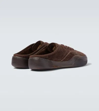 Erl Camino Corduroy Mules In Brown