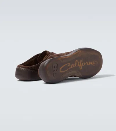 Erl Camino Corduroy Mules In Brown