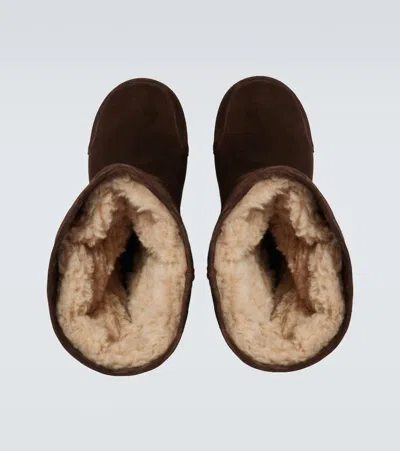 Balenciaga Alaska Suede Knee-high Boots In Brown