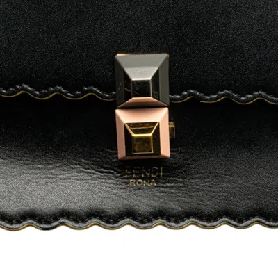 Pre-owned Fendi Black Leather Shoulder Bag ()