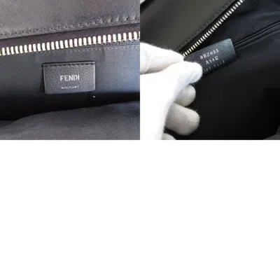 Pre-owned Fendi Black Multi-color Nylon Spangles Backpack ()