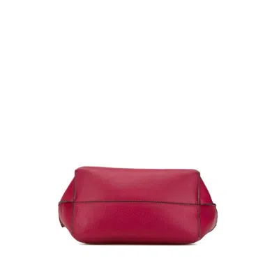 Pre-owned Fendi Black Pink Leather Tote Bag () In Multi