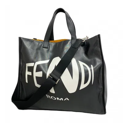 Pre-owned Fendi Black Pvc Tote Bag ()