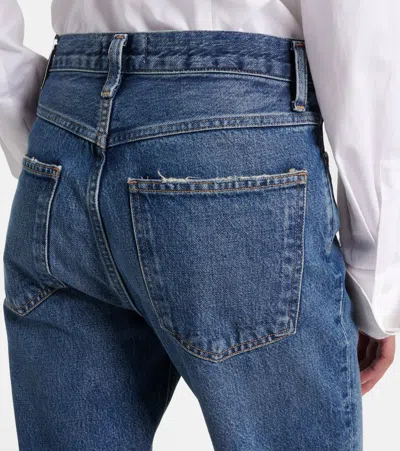 Agolde Leena Flared Jeans In Blue