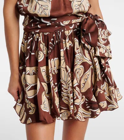 Poupette St Barth Bianca Printed Minidress In Multi