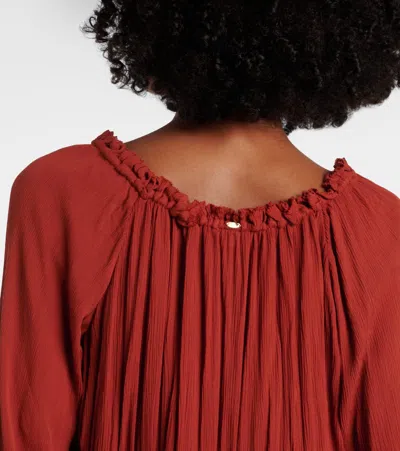 Poupette St Barth Moon Top In Red