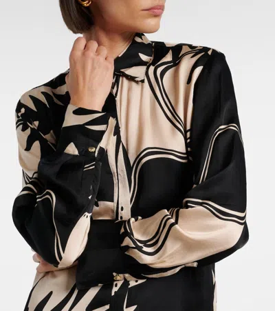 Poupette St Barth Eileen Printed Blouse In Multi