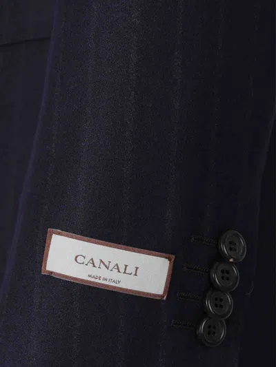 Canali Double-breasted Suit By In Blue