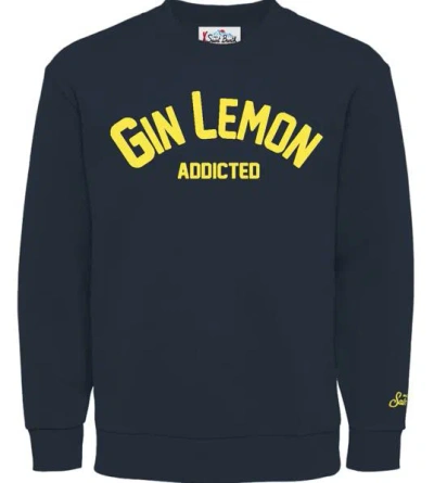 Mc2 Saint Barth Crewneck Long Sleeved Sweatshirt In Blue