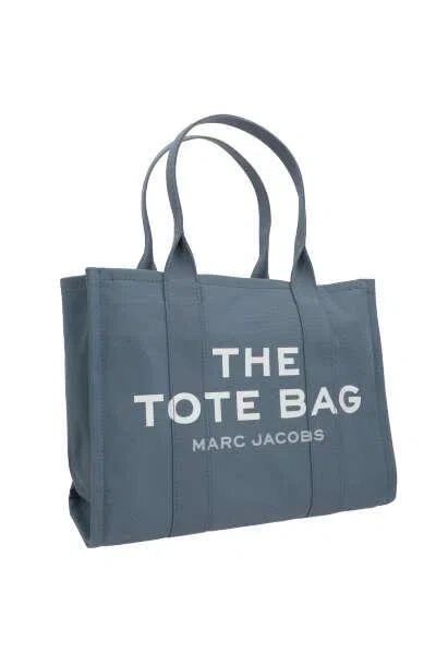 Marc Jacobs Blue Large 'the Tote Bag' Tote In Gray