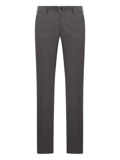 Incotex Tailored Trousers With Pockets And Loops In Gray