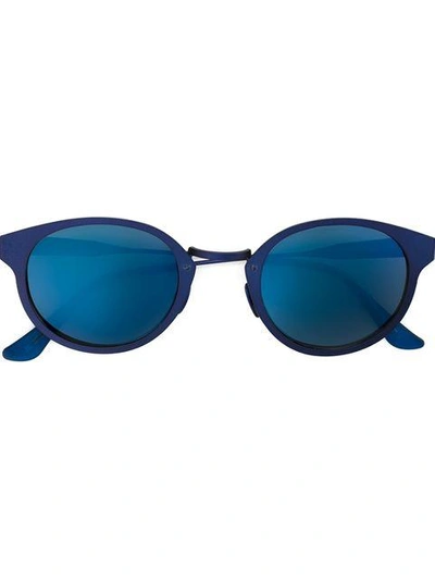 Shop Retrosuperfuture 'panama Synthesis' Sunglasses In Blue