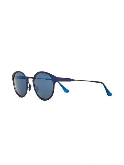 Shop Retrosuperfuture 'panama Synthesis' Sunglasses In Blue