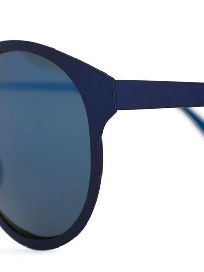 Shop Retrosuperfuture 'panama Synthesis' Sunglasses In Blue