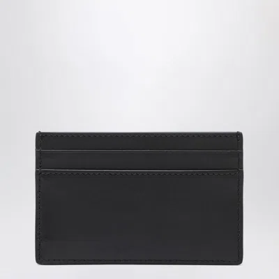 Gucci Men Black Card Holder With Horsebit On The Front In Leather Man In Black