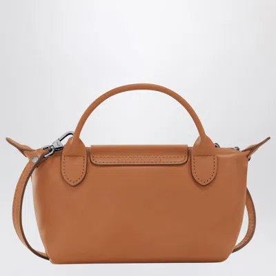 Longchamp Pochette Le Pliage Xtra Xs In Cashew Colour In Brown