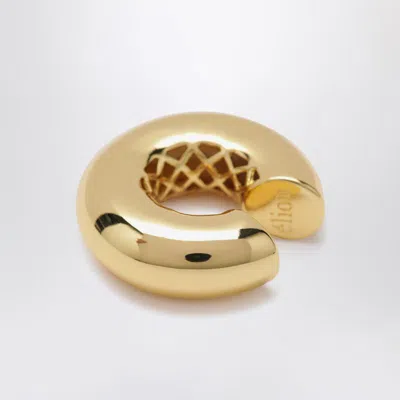 Eliou Varsity Gold Ear Cuff In Gold