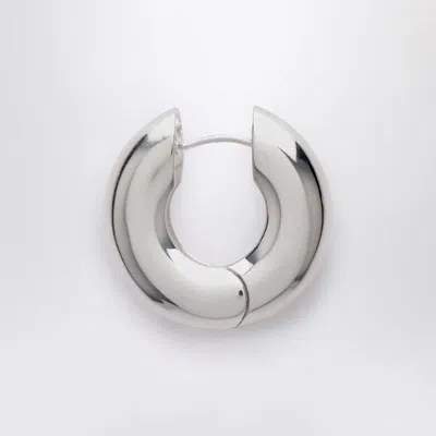 Eliou Varsity Silver Ear Cuff In Metallic