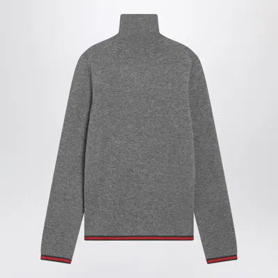 Gucci Max Mara Studio Midnight Blue Viscose Blend Teti Polo Shirt In Gray