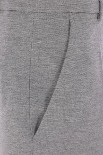 Miu Miu Trousers In Gray