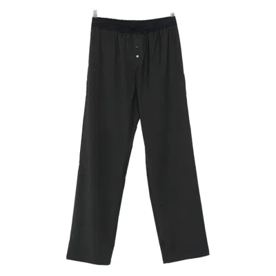 Paloma Wool Gales Pinstripe Button Trousers In Black
