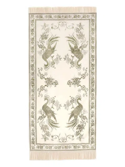 Zimmermann Printed Cotton Beach Towel In Brown