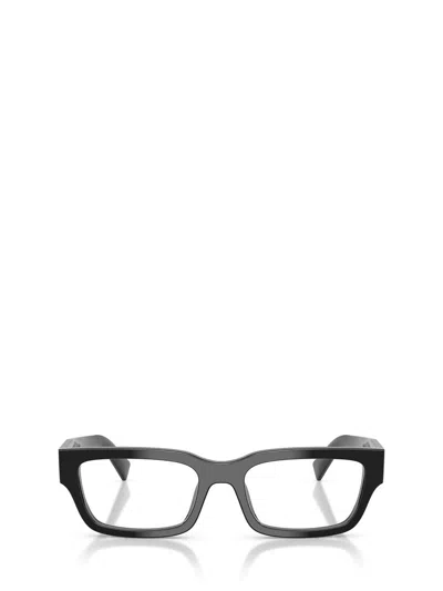 Prada Rectangular Flat Mirror In Black