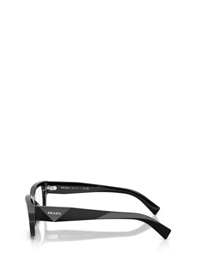 Prada Rectangular Flat Mirror In Black