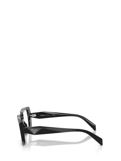 Prada Eyewear Square Frame Glasses In Black