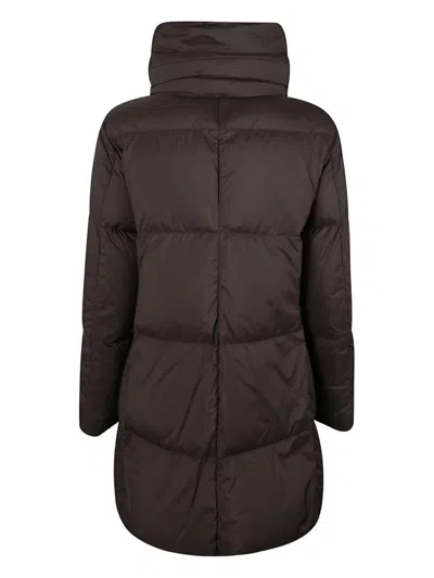 Herno A-shape Down Jacket In Ecoage Clothing In Brown