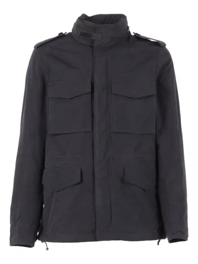 Aspesi Hooded Jacket In Black