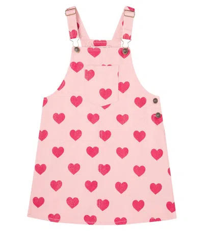 Konges Sløjd Magot Printed Denim Dress In Pink