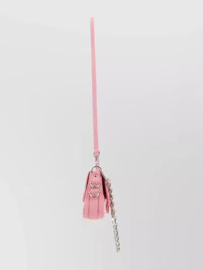 Balenciaga Borsetta A Tracolla Lindsay Con Tracolla E Lavorazione Coccodrillo Da Donna In Rosa Chiaro