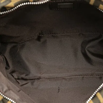 Pre-owned Fendi Brown Nylon Leather Tote Bag ()