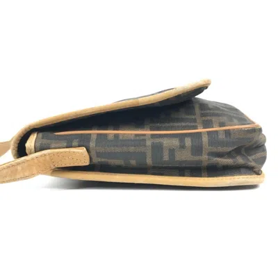 Pre-owned Fendi Brown Pvc Leather Shoulder Bag ()