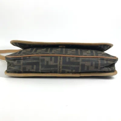 Pre-owned Fendi Brown Pvc Leather Shoulder Bag ()