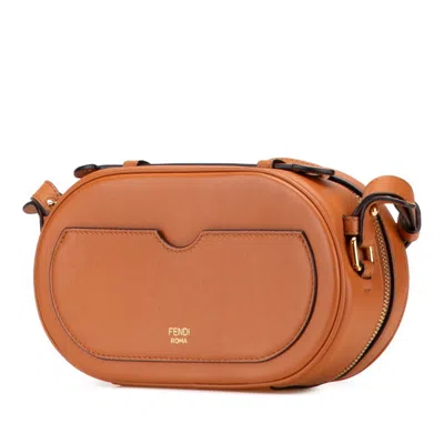 Pre-owned Fendi Brown Suede Leather Shoulder Bag ()