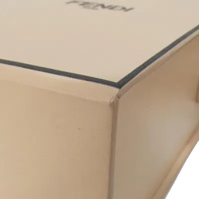 Pre-owned Fendi Gold Leather Shoulder Bag ()