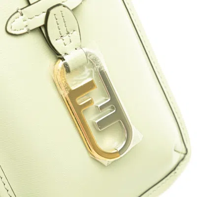 Pre-owned Fendi Light Green Leather Shoulder Bag ()