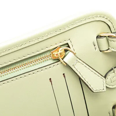 Pre-owned Fendi Light Green Leather Shoulder Bag ()