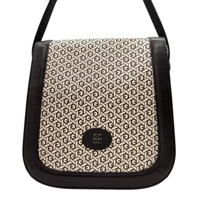 Pre-owned Givenchy Beige Brown Canvas Leather Pochette Shoulder Bag () In Multi