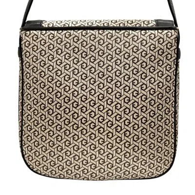 Pre-owned Givenchy Beige Brown Canvas Leather Pochette Shoulder Bag () In Multi