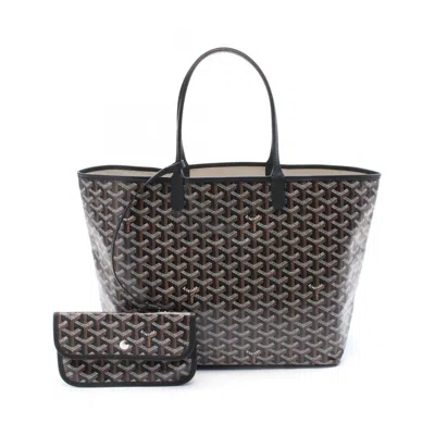 Pre-owned Goyard Black Multi-color Coated Canvas Tote Bag ()