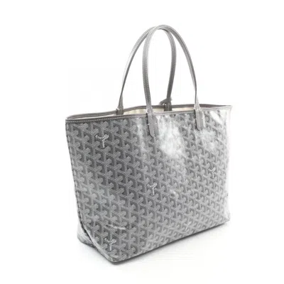 Pre-owned Goyard Gray Multi-color Coated Canvas Leather Tote Bag ()