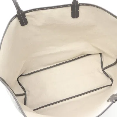 Pre-owned Goyard Gray Multi-color Coated Canvas Leather Tote Bag ()