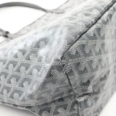 Pre-owned Goyard Gray Multi-color Coated Canvas Leather Tote Bag ()