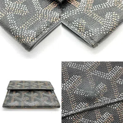 Pre-owned Goyard Marigny Black Pvc Leather Coin Purse/coin Case ()