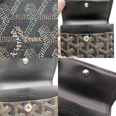 Pre-owned Goyard Marigny Black Pvc Leather Coin Purse/coin Case ()